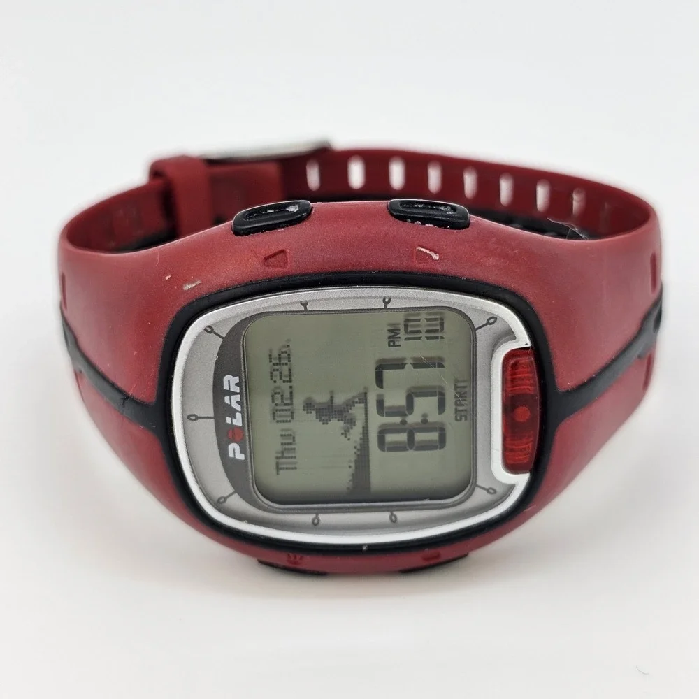 Polar RS 200 Heart Rate Monitor Fitness Activity Tracker Unisex Watch NewBattery